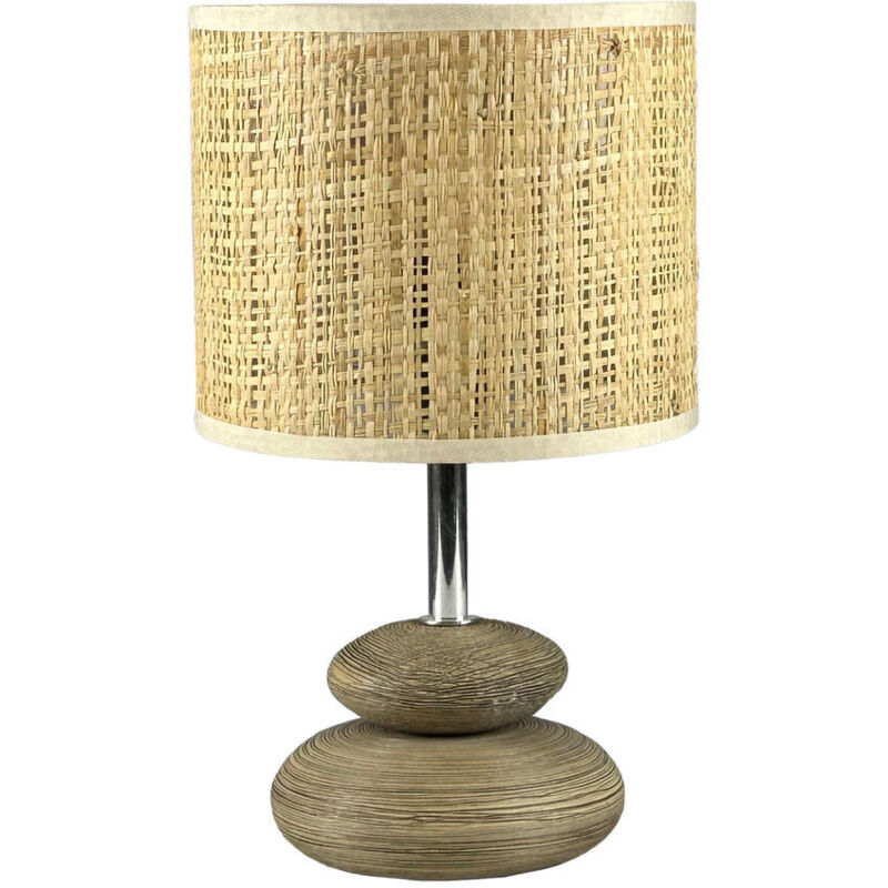 foto del prodotto lampada da tavolo versa hito marrone ceramica 16 x 28 x 16 cm