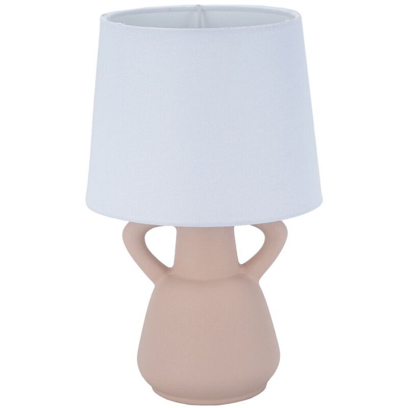 foto del prodotto lampada da tavolo versa lino ceramica 18 x 29 cm