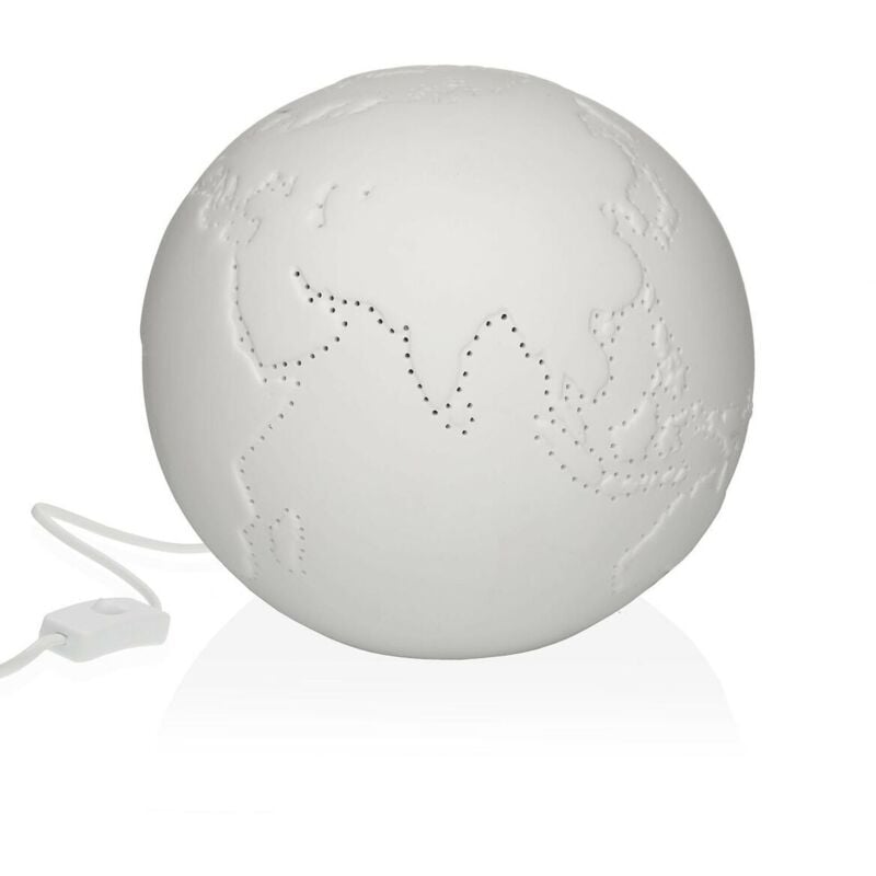 foto del prodotto lampada da tavolo versa mondo porcellana 21 x 18,5 x 21 cm 