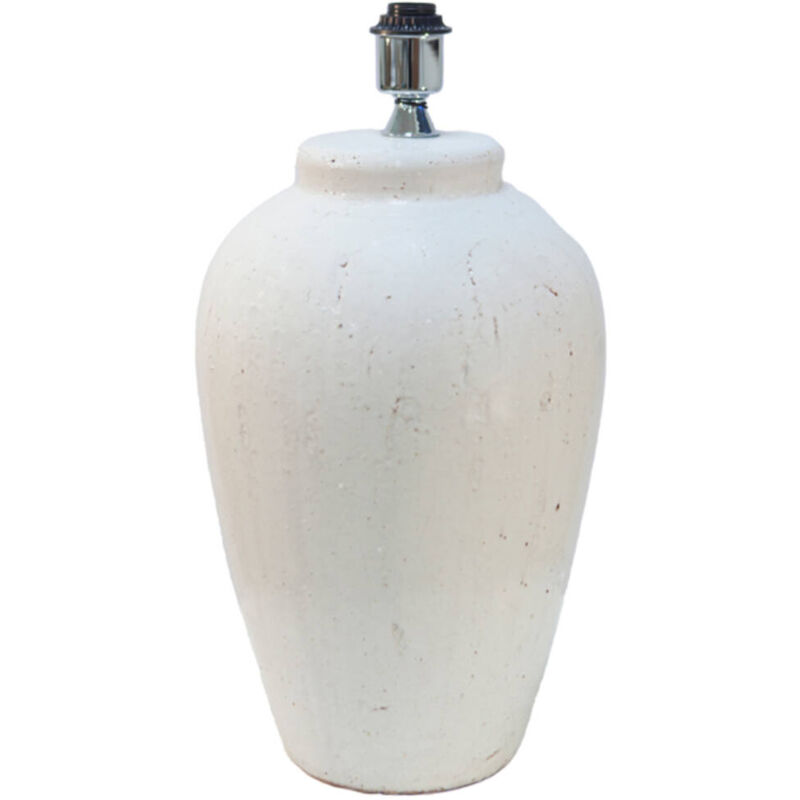 foto del prodotto lampada da tavolo vesuvius beige ceramica light living