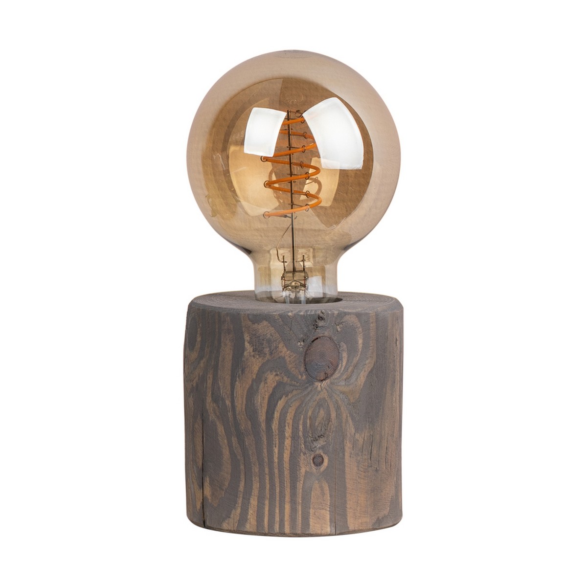 foto del prodotto lampada da tavolo volga, marrone, legno, 8x8x10 cm, epikasa