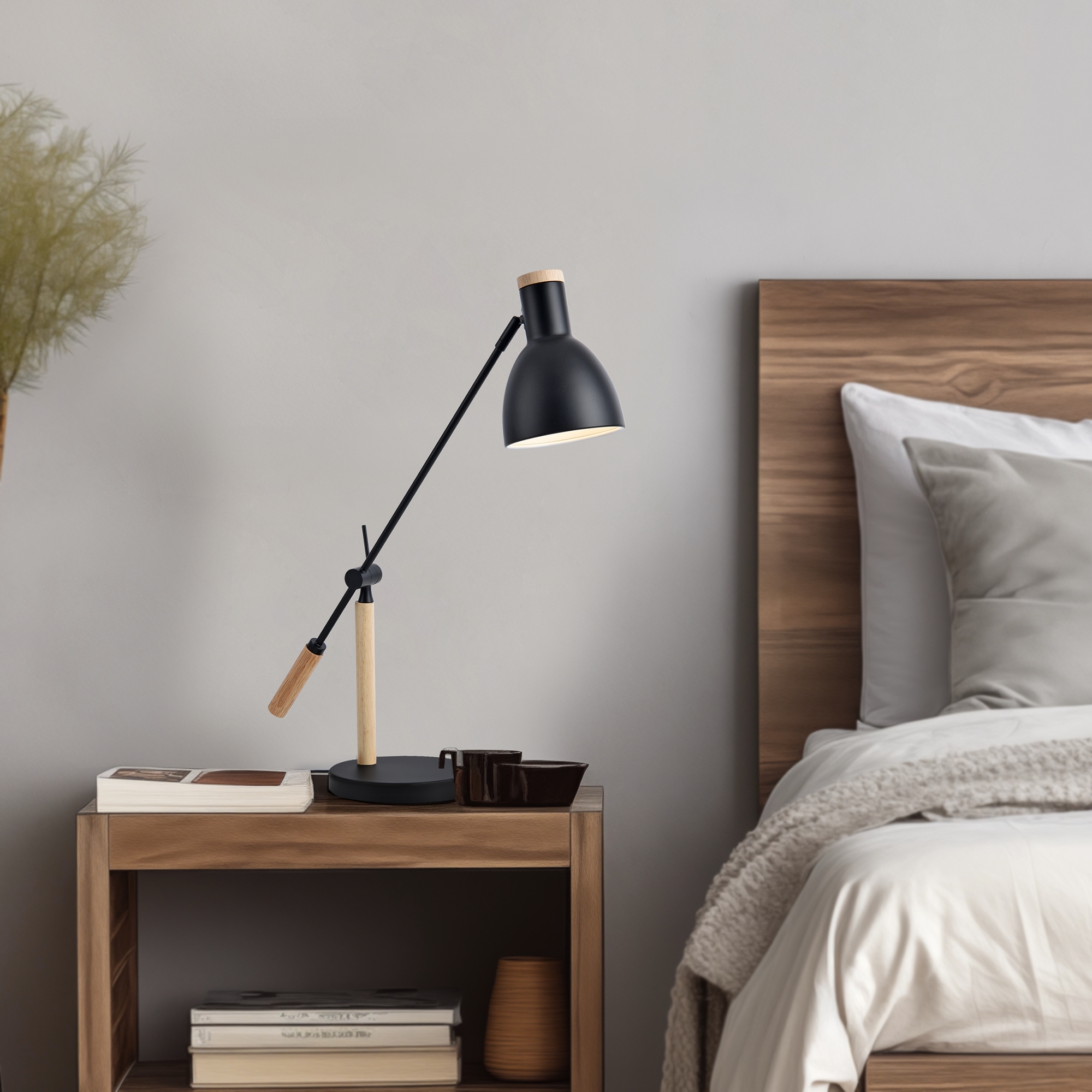 foto del prodotto lampada da tavolo watford con stelo regolabile in altezza lux.pro