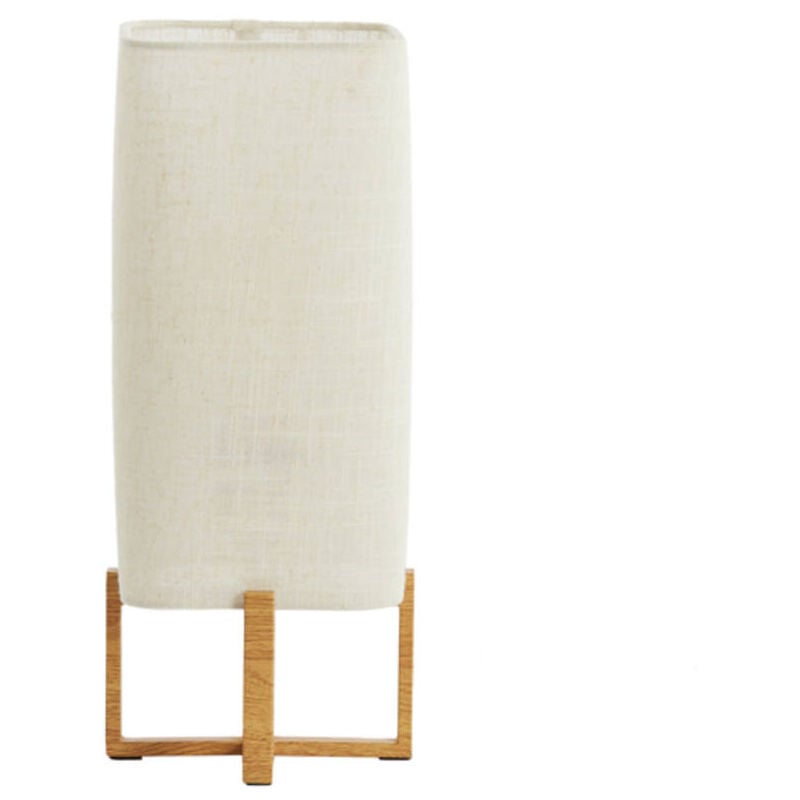 foto del prodotto lampada da tavolo wyn naturale tessile light living