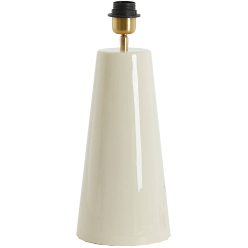 foto del prodotto lampada da tavolo yelos beige metallo light living
