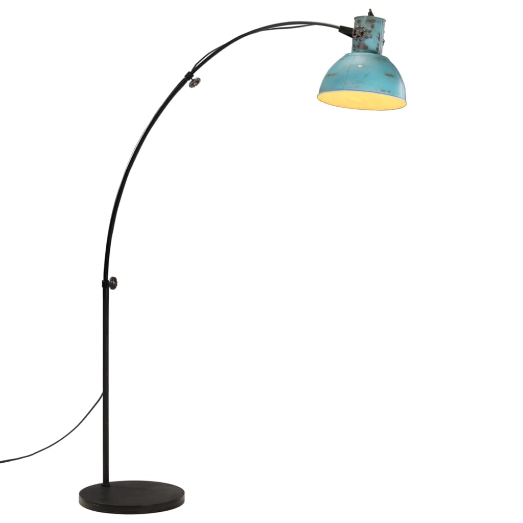 foto del prodotto lampada da terra 25 w blu anticato 150 cm e27