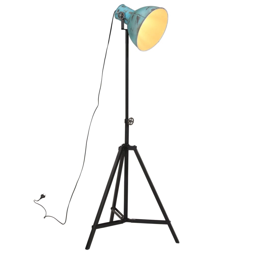 foto del prodotto lampada da terra 25 w blu anticato 61x61x90 150 cm e27
