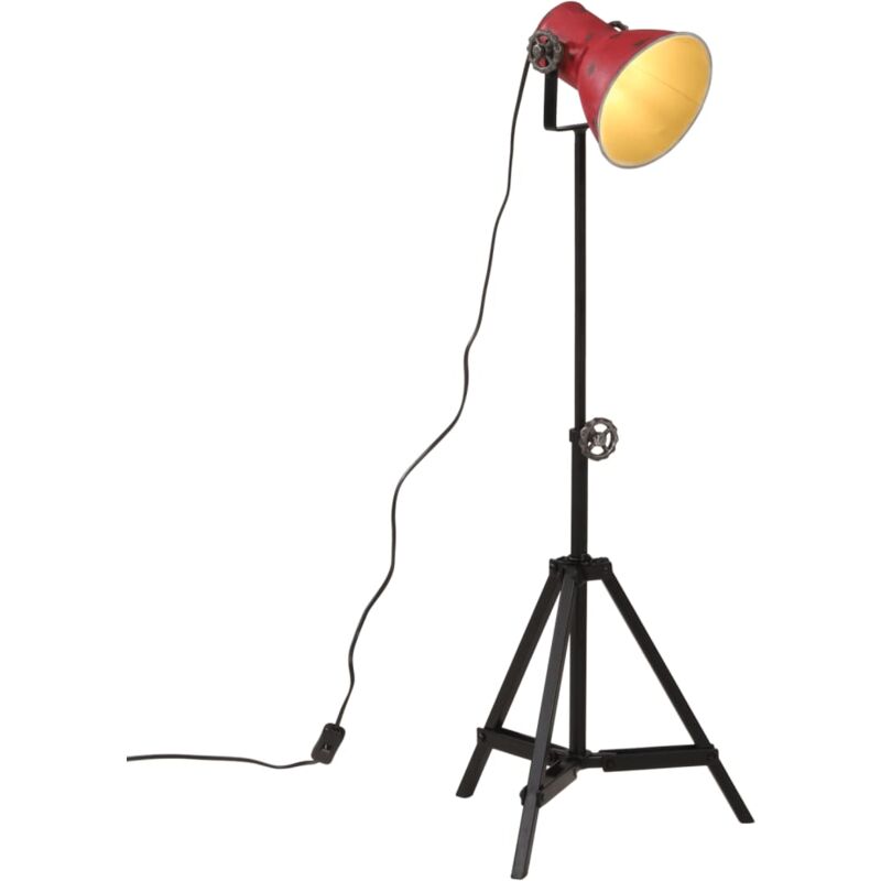foto del prodotto lampada da terra 25 w rosso anticato 35x35x65 95 cm e27 vidaxl