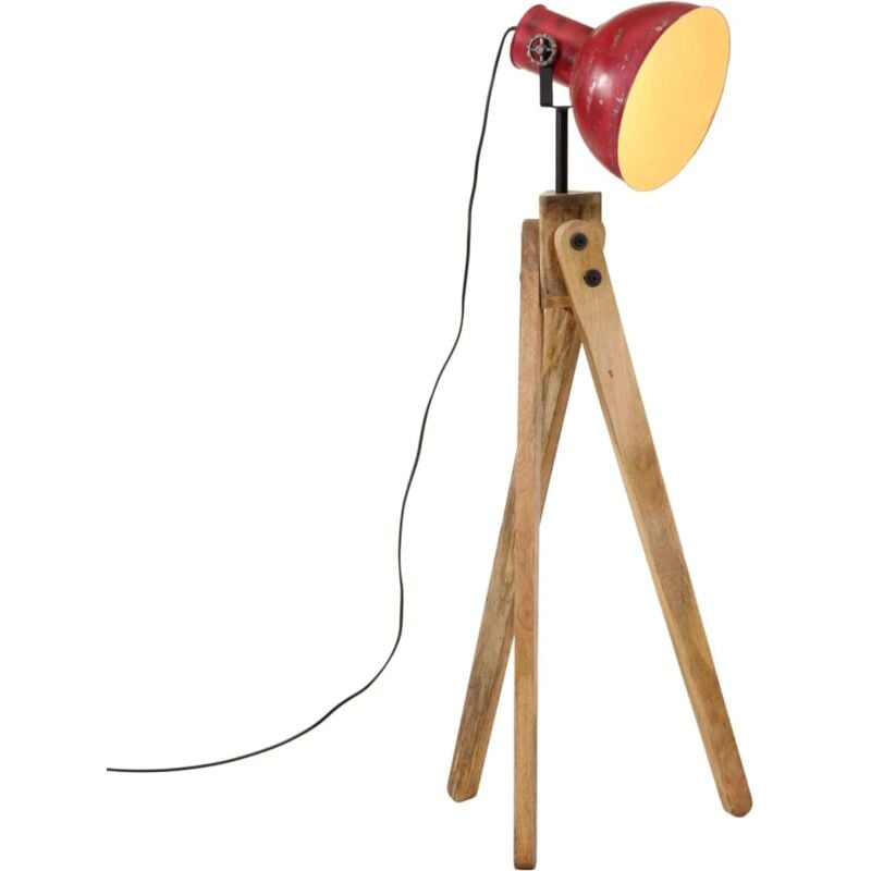 foto del prodotto lampada da terra 25 w rosso anticato 45x45x120 cm e27 vidaxl