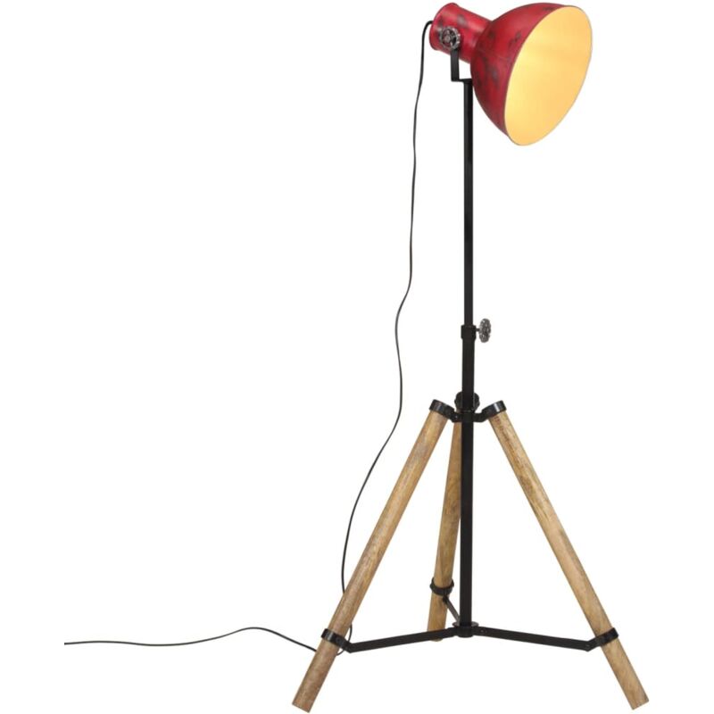 foto del prodotto lampada da terra 25 w rosso anticato 75x75x90 150 cm e27 vidaxl