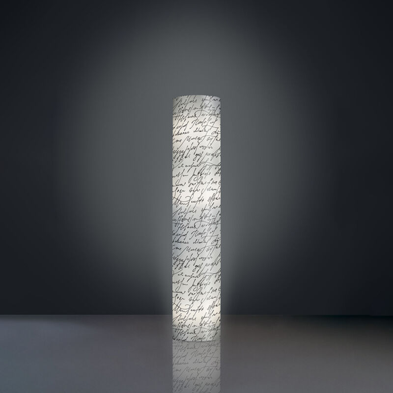 foto del prodotto lampada da terra 3 luci decolight in polilux grafia made in italy