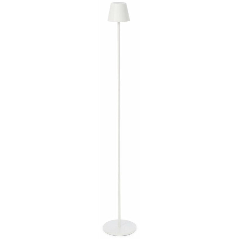 foto del prodotto lampada da terra a led 17x115 cm in metallo etna bianca
