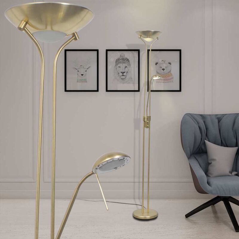 foto del prodotto lampada da terra a led dimmerabile 23 w vidaxl