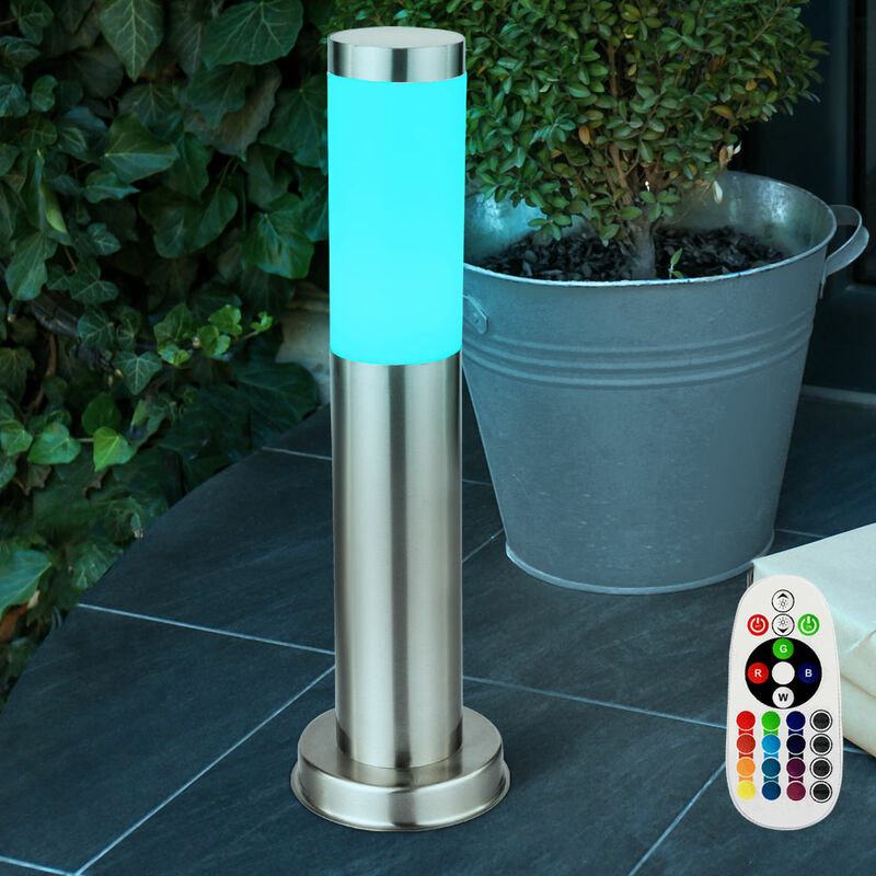 foto del prodotto lampada da terra a led rgb da esterno 7 watt dimmer per lampada da passeggio da giardino che cambia colore