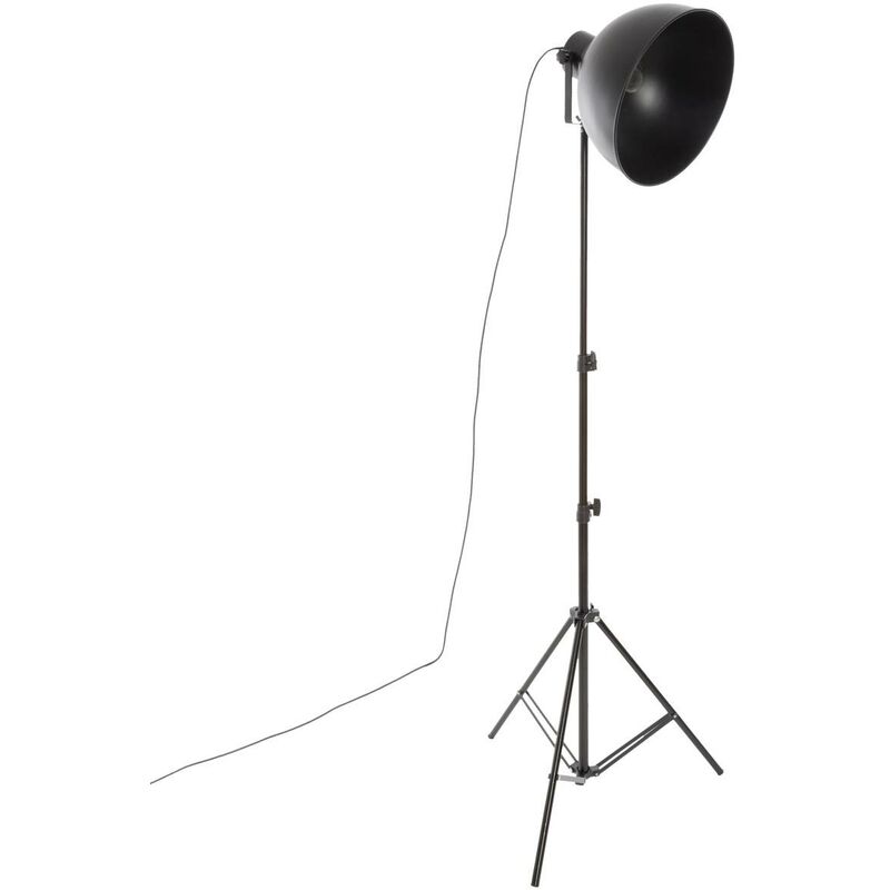 foto del prodotto lampada da terra a treppiede basalt in metallo nero h175cm atmosphera cr ateur d int rieur