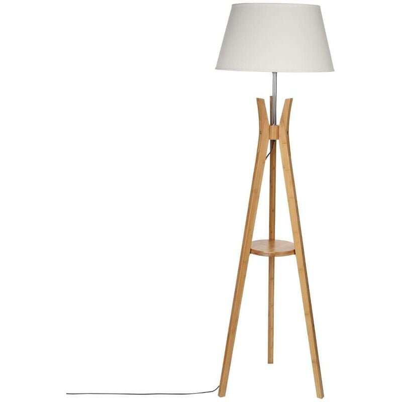 foto del prodotto lampada da terra a treppiede in bamb kalo h156cm atmosphera cr ateur d int rieur