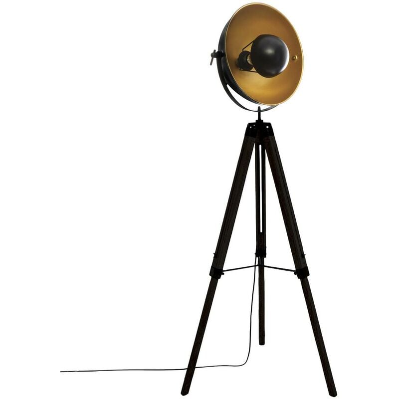 foto del prodotto lampada da terra a treppiede lahti in metallo nero h156cm atmosphera cr ateur d int rieur