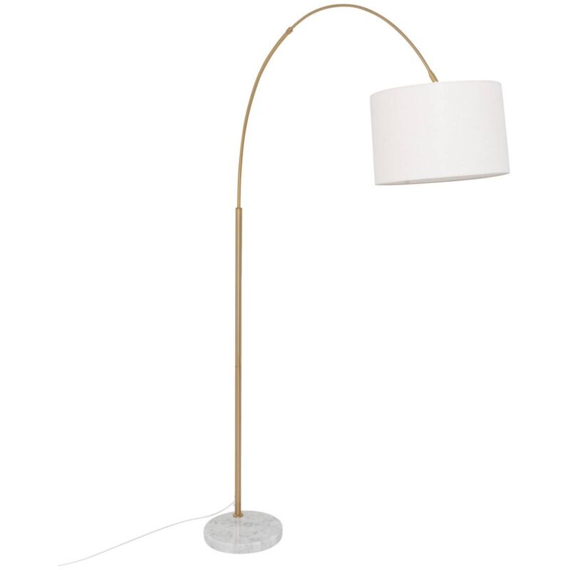 foto del prodotto lampada da terra ad arco dorata tilio h195cm atmosphera cr ateur d int rieur