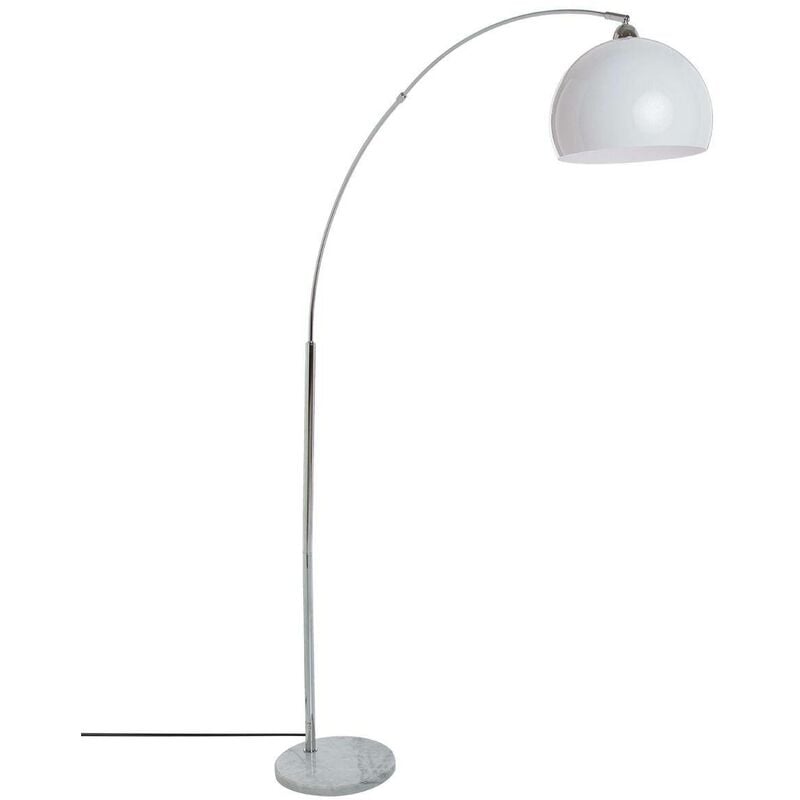foto del prodotto lampada da terra ad arco geda in marmo bianco h185cm atmosphera cr ateur d int rieur