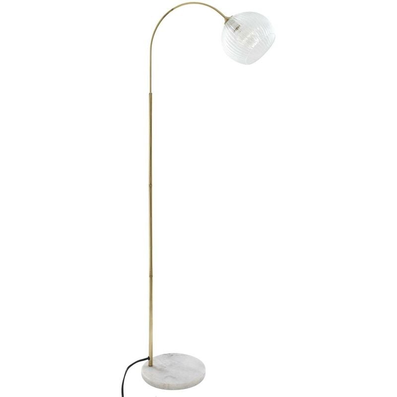foto del prodotto lampada da terra ad arco laye in marmo oro h150cm atmosphera cr ateur d int rieur