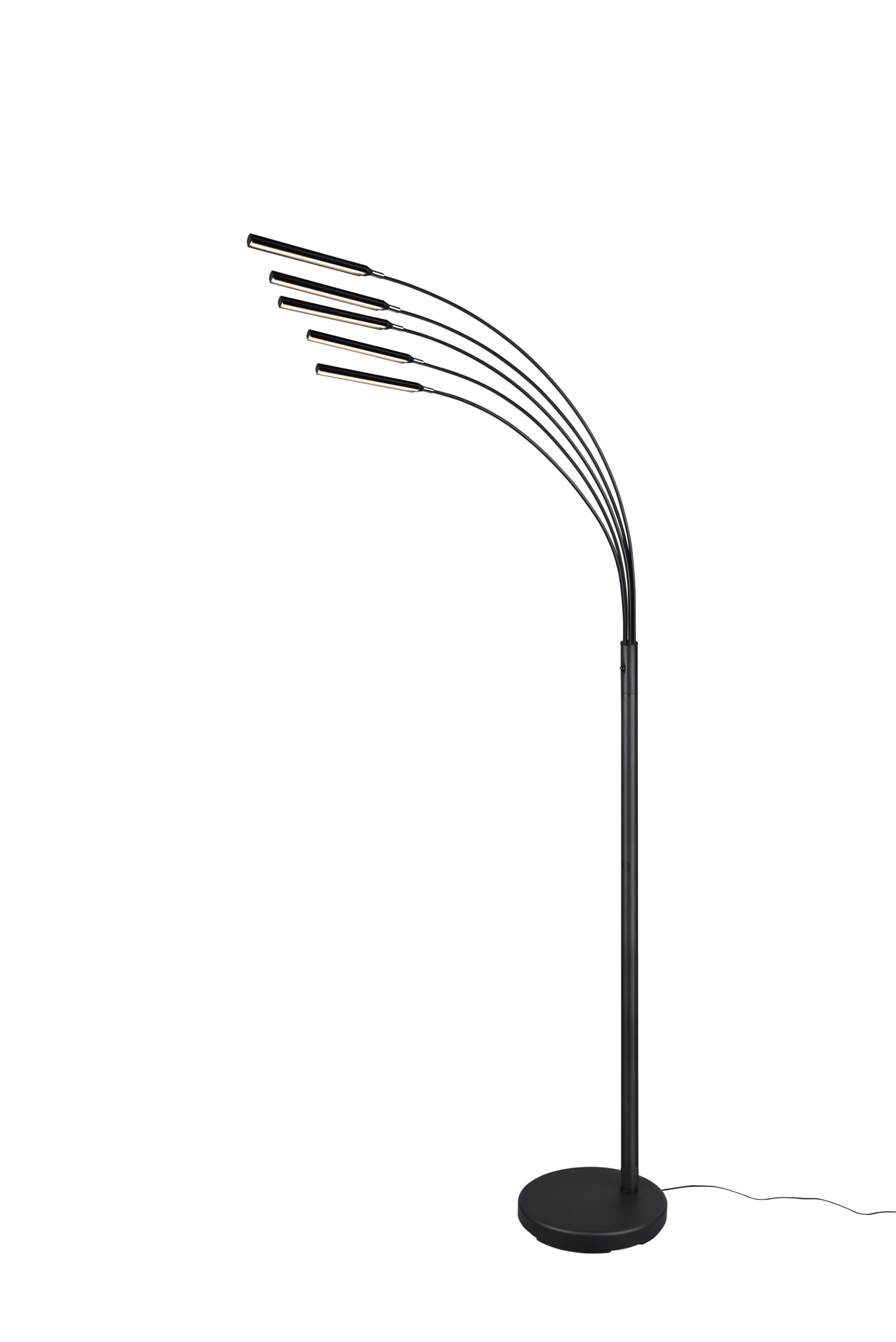 foto del prodotto lampada da terra ad arco led avila nero