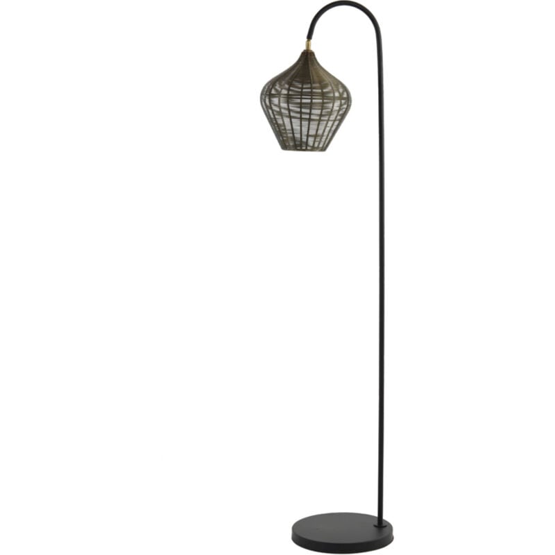 foto del prodotto lampada da terra alvaro bronzo metallo light living
