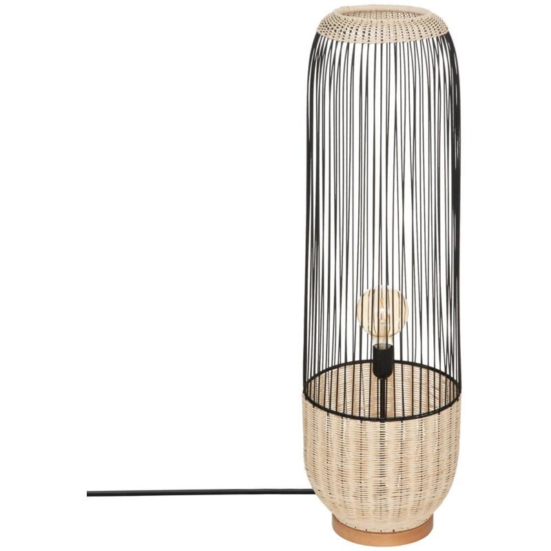 foto del prodotto lampada da terra anea in metallo nero h95cm atmosphera cr ateur d int rieur