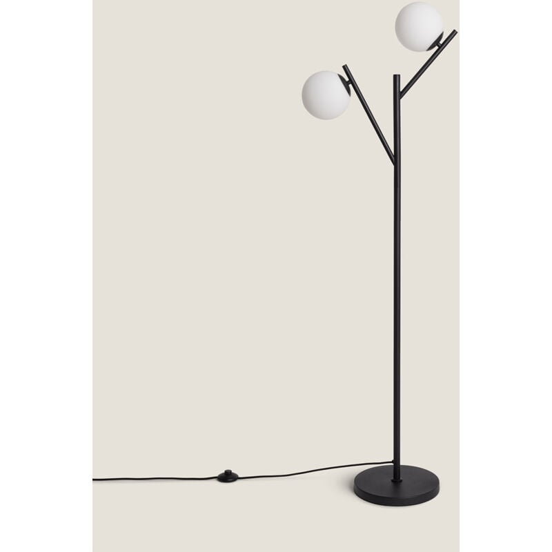 foto del prodotto lampada da terra balts nero