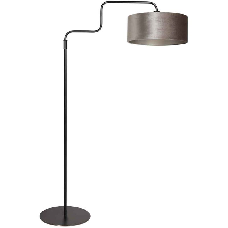 foto del prodotto lampada da terra bloeba argento nero metallo steinhauer