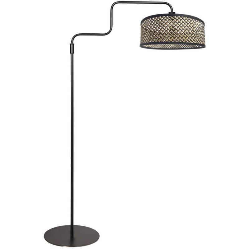 foto del prodotto lampada da terra bloeba nero bamb metallo steinhauer