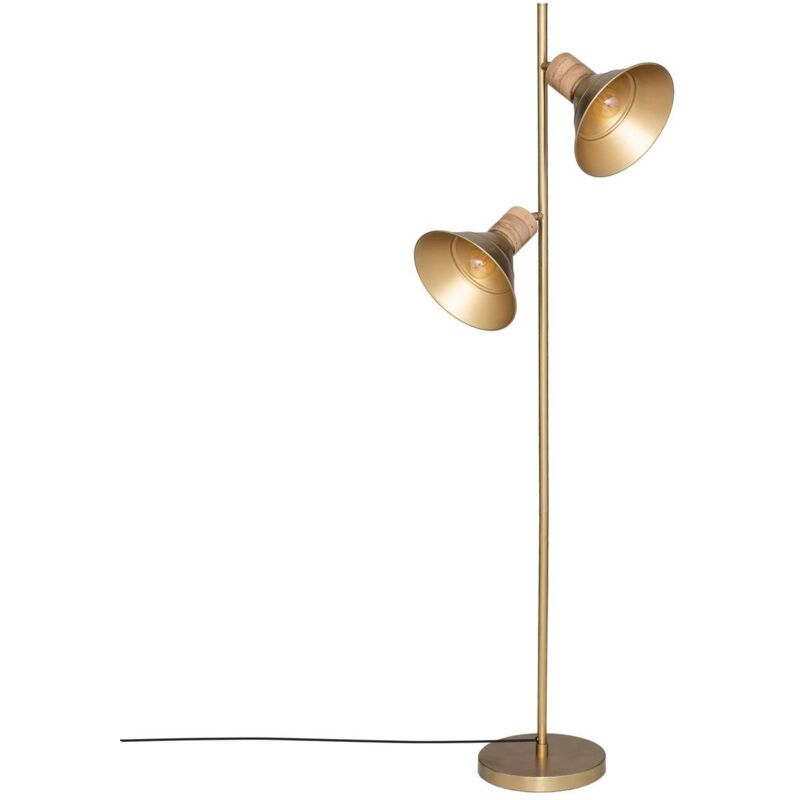 foto del prodotto lampada da terra bota in marmo dorato h151cm atmosphera cr ateur d int rieur