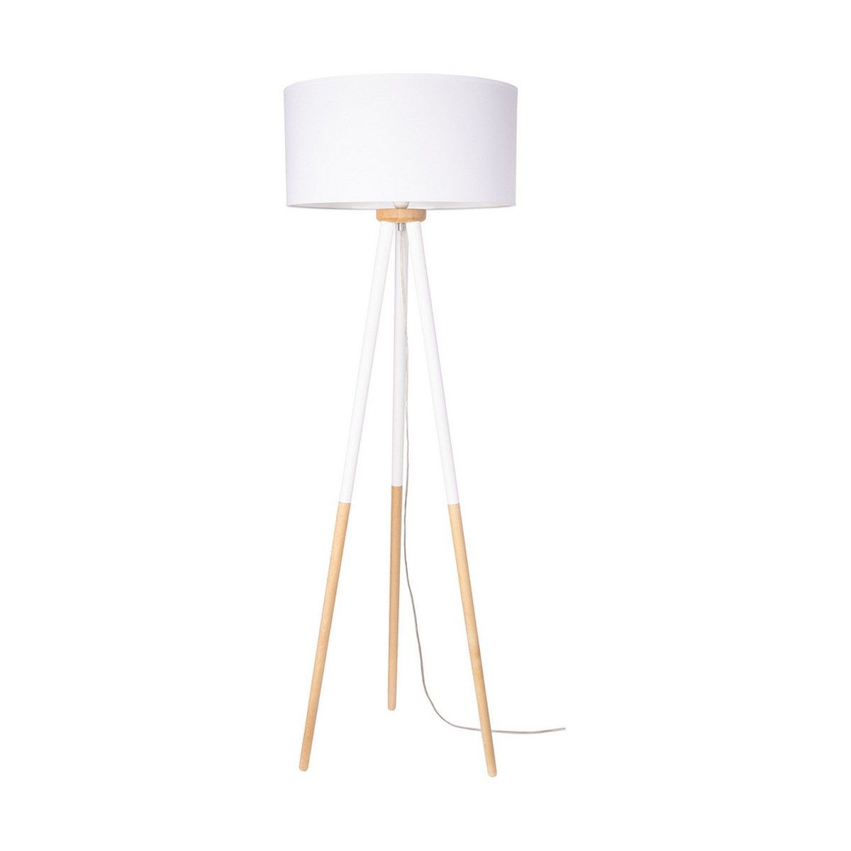 foto del prodotto lampada da terra ciro, marrone, legno, 50x50x154 cm, epikasa