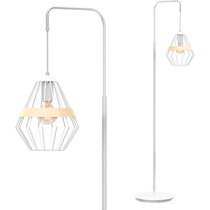foto del prodotto lampada da terra cliff white 1xe27