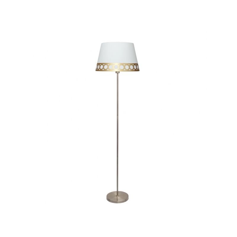 foto del prodotto lampada da terra dalia 1xe27 bianco oro of fabrilamp