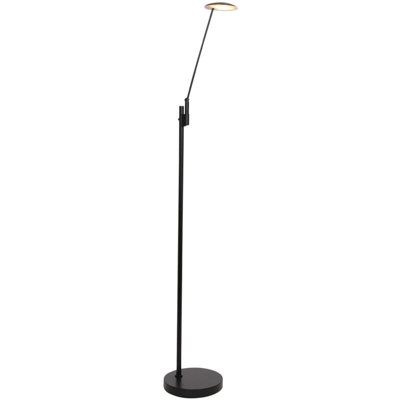 foto del prodotto lampada da terra daphne nero metallo lampada steinhauer