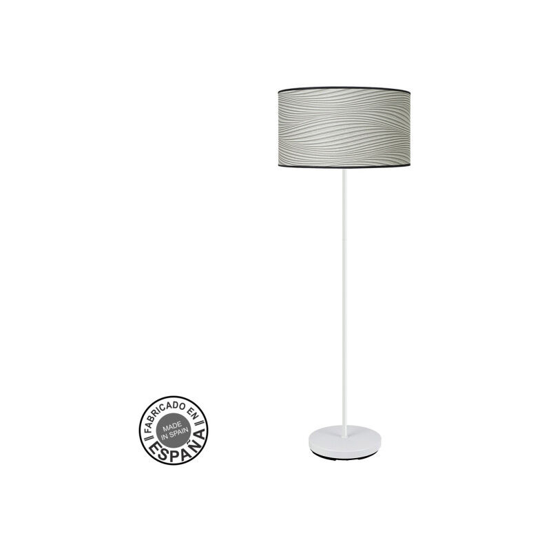 foto del prodotto lampada da terra de lampada da terra moda 1xe27 bianco bianco grigio fabrilamp