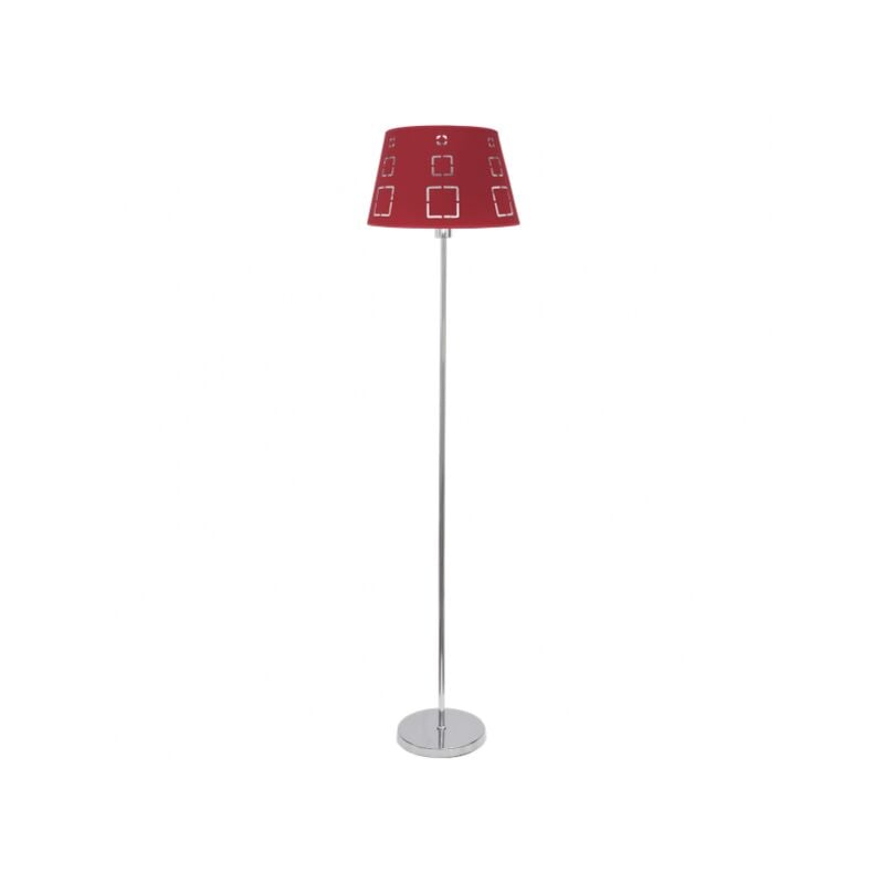 foto del prodotto lampada da terra de soggiorno celaya 1xe27 rosso de fabrilamp