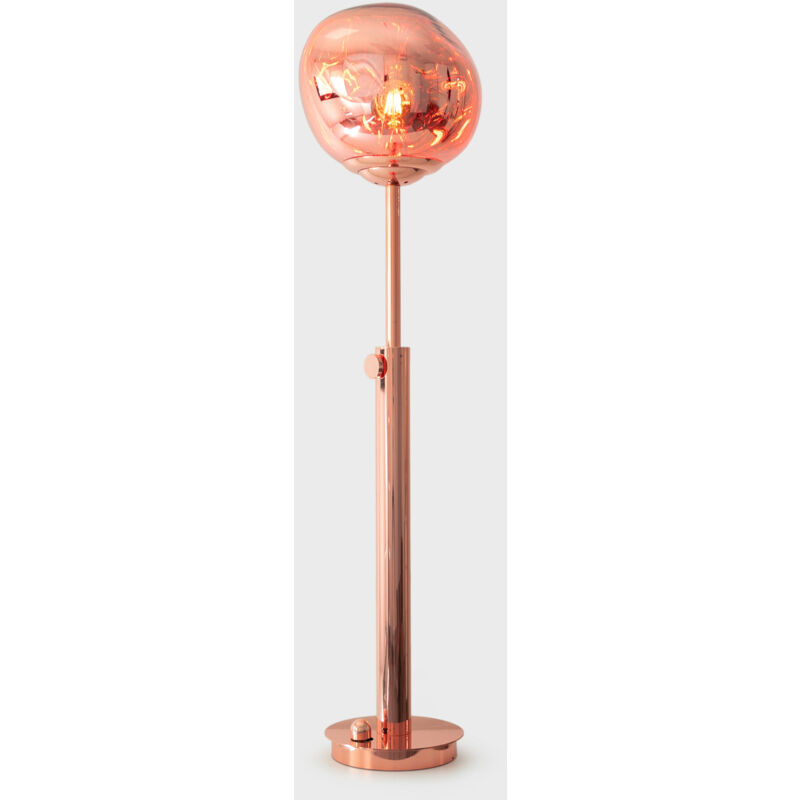 foto del prodotto lampada da terra design ana altezza regolabile colore rame