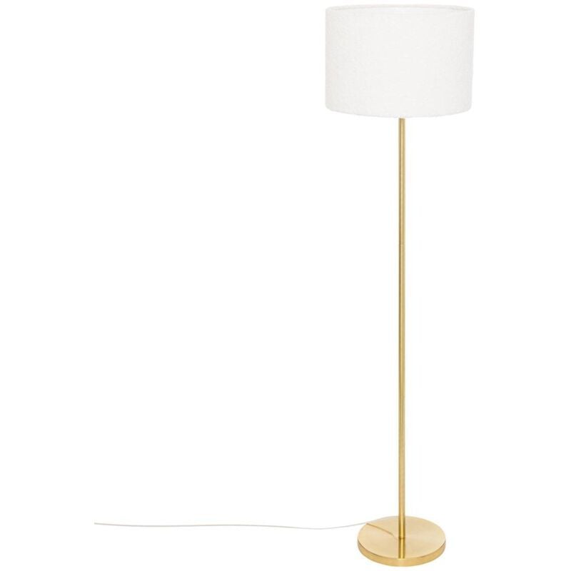 foto del prodotto lampada da terra diritta tina bouclette piede oro h150cm atmosphera cr ateur d int rieur