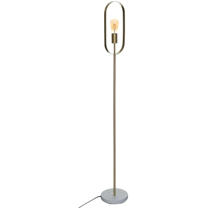 foto del prodotto lampada da terra edi in metallo dorato h155cm atmosphera cr ateur d int rieur