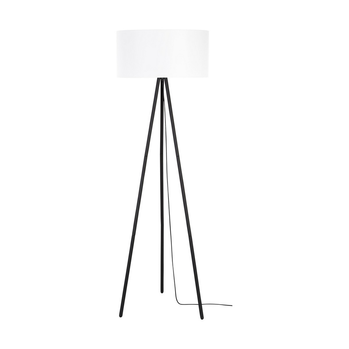 foto del prodotto lampada da terra ergene, nero, metallo, 50x50x160 cm, epikasa