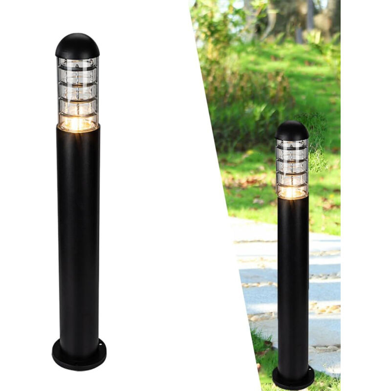 foto del prodotto lampada da terra giardino lampioncino 60 cm palo e27 paletto esterno
