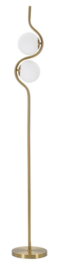 foto del prodotto lampada da terra glamy s 2 luci cm 25x168