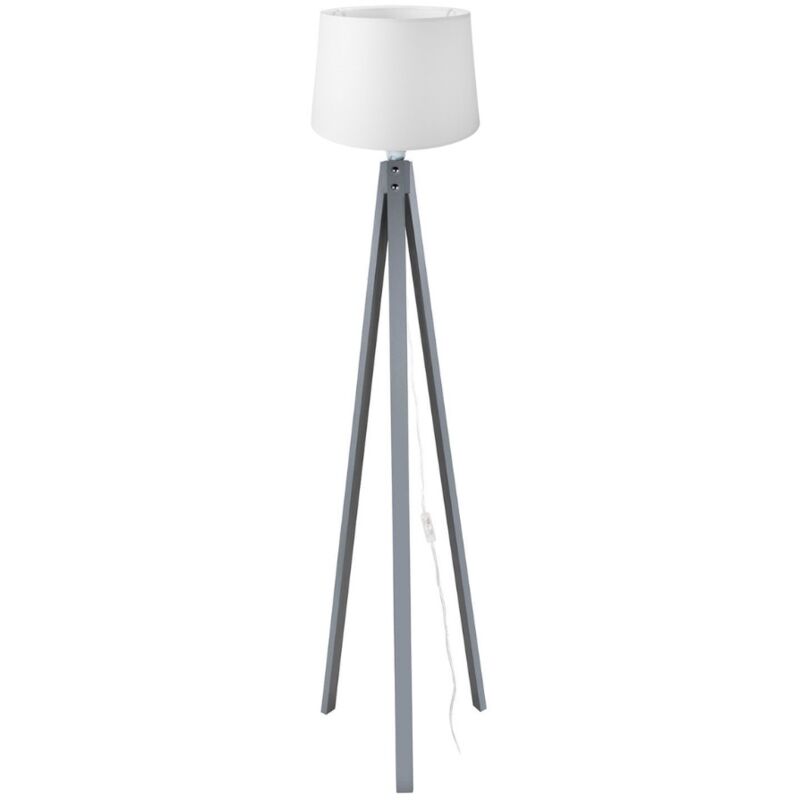 foto del prodotto lampada da terra grigia 45x135 cm