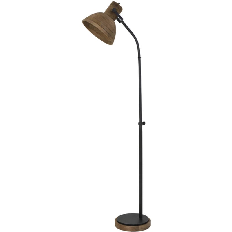 foto del prodotto lampada da terra imbert marrone metallo light living