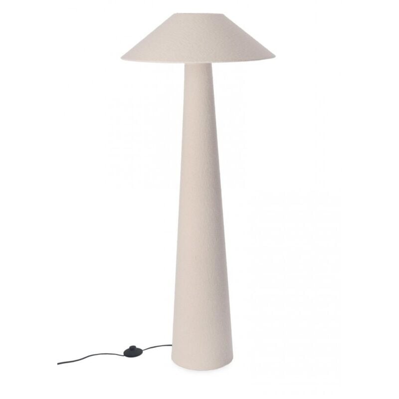 foto del prodotto lampada da terra in boucl beige moderna da interni h120 kian