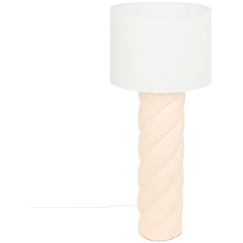 foto del prodotto lampada da terra in ceramica noly beige h102cm atmosphera cr ateur d int rieur