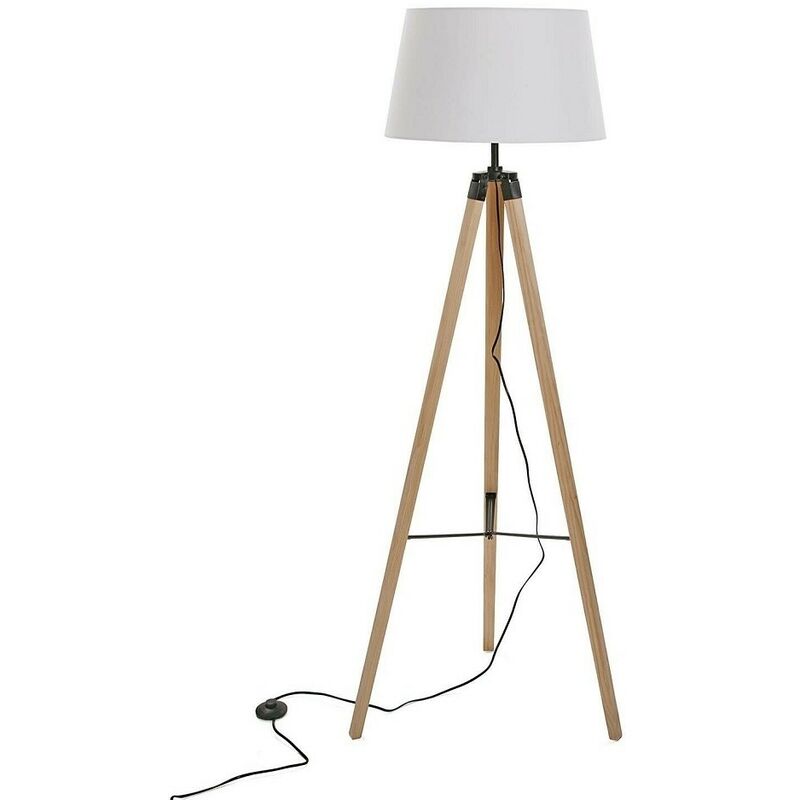 foto del prodotto lampada da terra in legno 57x50x150 ottima per zona living
