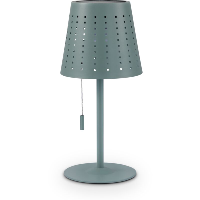 foto del prodotto lampada da terra in out tavolo batteria giardino terrazza ricaricabile moderna verde, lampada da tavolo 2 batteria paco home
