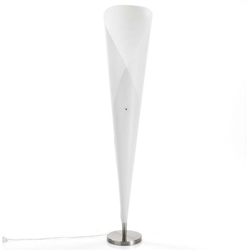 foto del prodotto lampada da terra in polipropilene bianco opaco cm 31,5 x h160