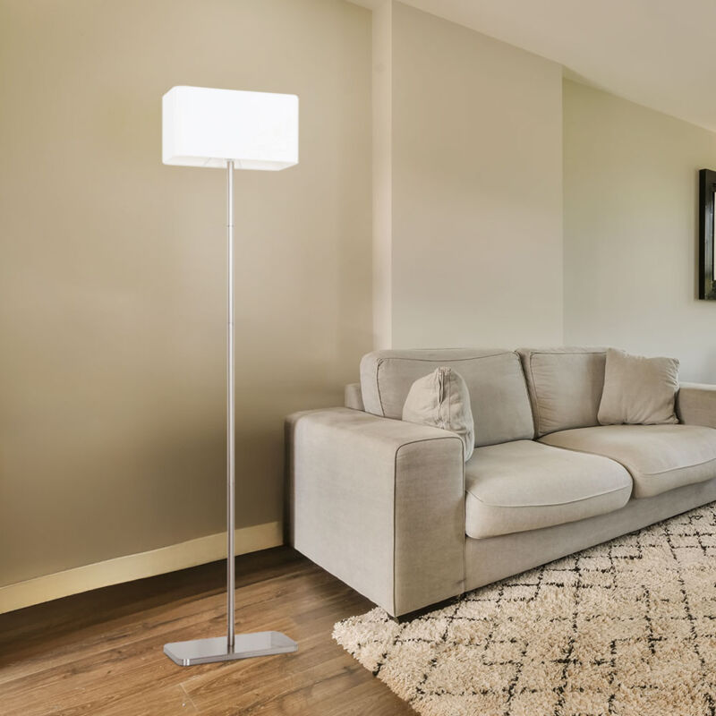 foto del prodotto lampada da terra in tessuto con motivo a fiori, piantana, interruttore a gradino massiccio 38063 38 10